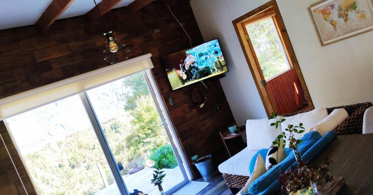 Acogedora Cabana En El Bosque, Acceso Vehiculos 4X4 Cochamo Ngoại thất bức ảnh